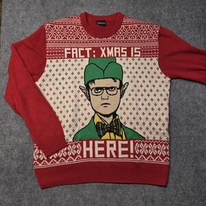 The Office Dwight Schrute Ugly Christmas Sweater XL Xmas Is Here